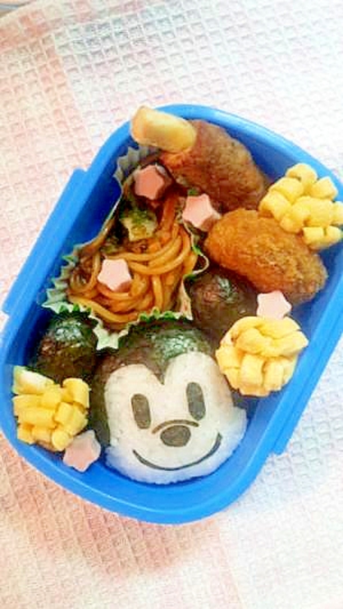 キャラ弁 朝10分でできるミッキー レシピ 作り方 By Sirahoshi 楽天レシピ キャラ弁 朝10分でできるミッキー レシピ 作り方 By Sirahoshi 楽天レシピ
